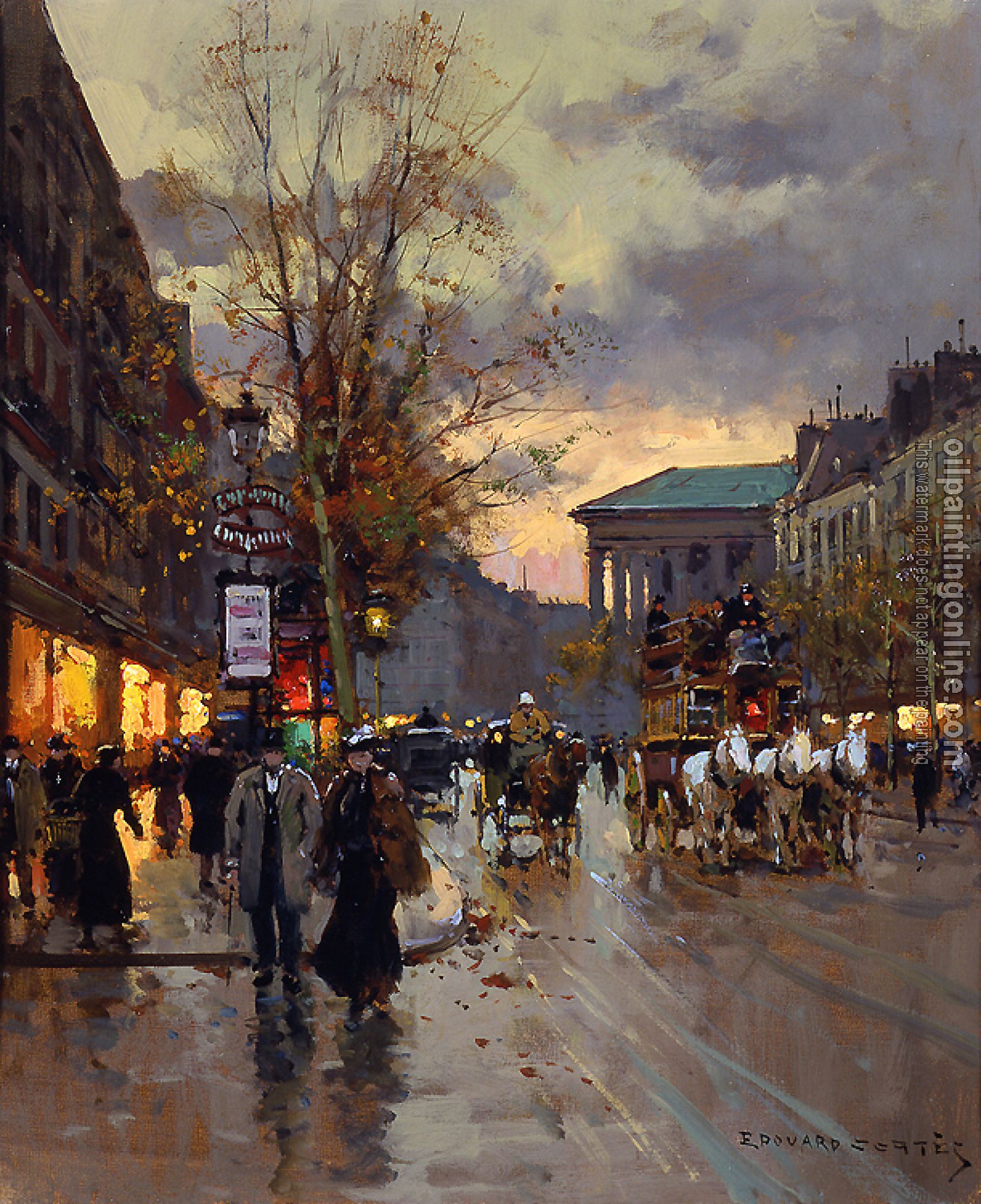 Edouard Cortes - Boulevard de la Madeleine